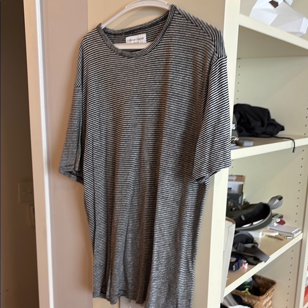 Officine Generale Black and White Short Sleeve Tees